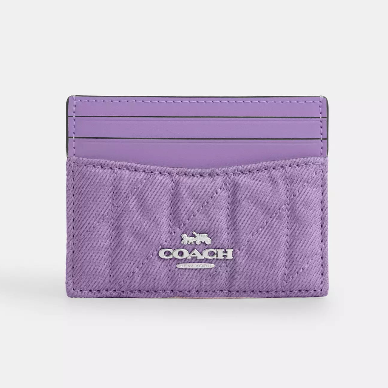 Slim Id Card Case - Silver/Iris | PREVENTA