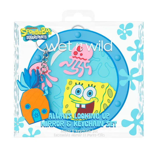 Always Looking Up Mirror & Keychain Set