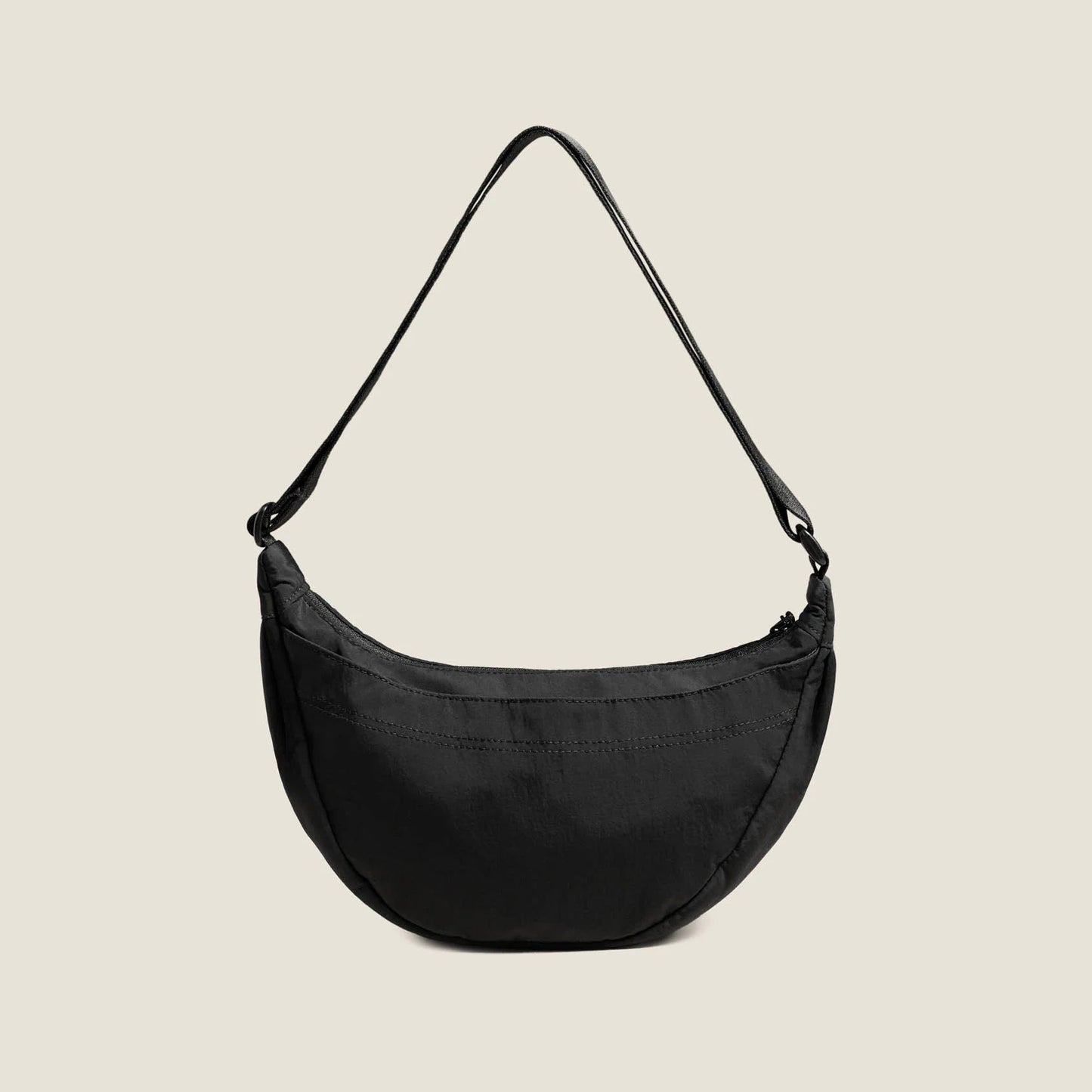 Pleat Crossbody - Black