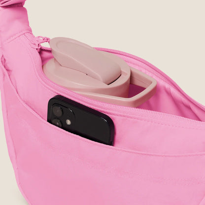 Pleat Crossbody - Focus Pink