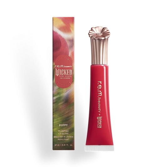 r.e.m. beauty x Wicked: For Good Poppy Plumping Lip Gloss - Poppy Punch | PREVENTA