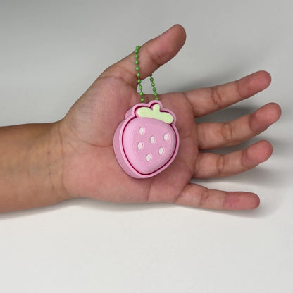 Llavero Clicker de Fresa