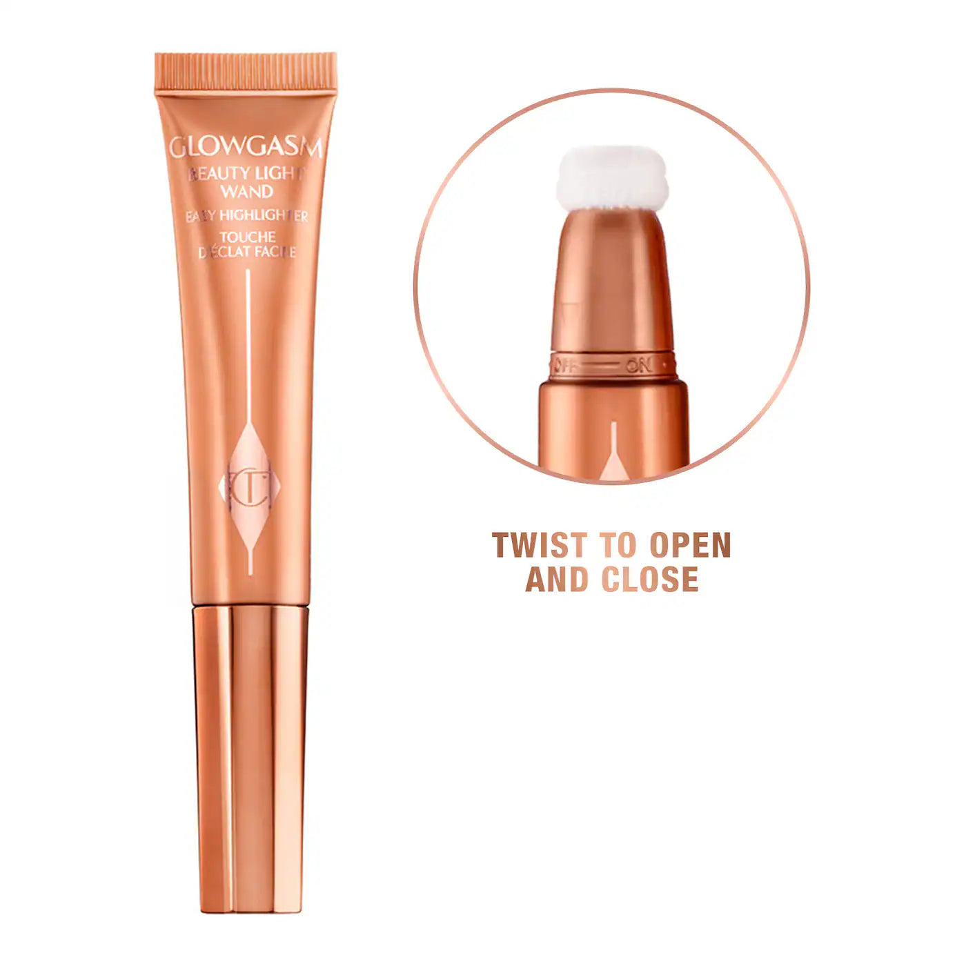 Beauty Highlighter Wand - Peachgasm