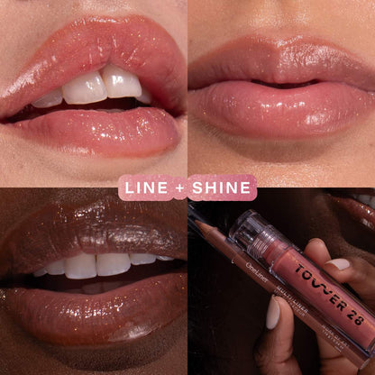 Line + Shine Lip Liner & Lip Gloss Set