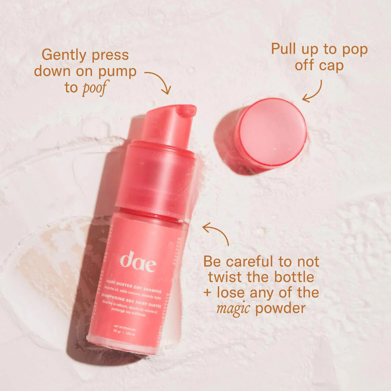 Fairy Duster Volumizing Dry Shampoo Powder | PREVENTA