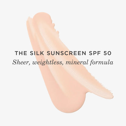 The Silk Sunscreen SPF50 Weightless Mineral Sunscreen | PREVENTA