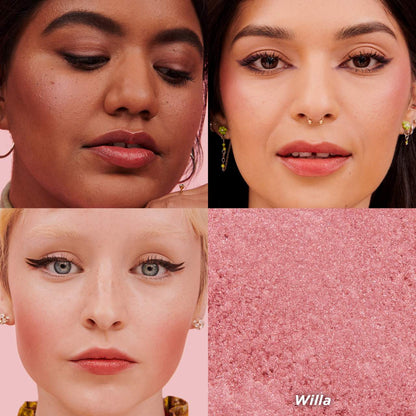 Silky-Soft Powder Blush - Willa