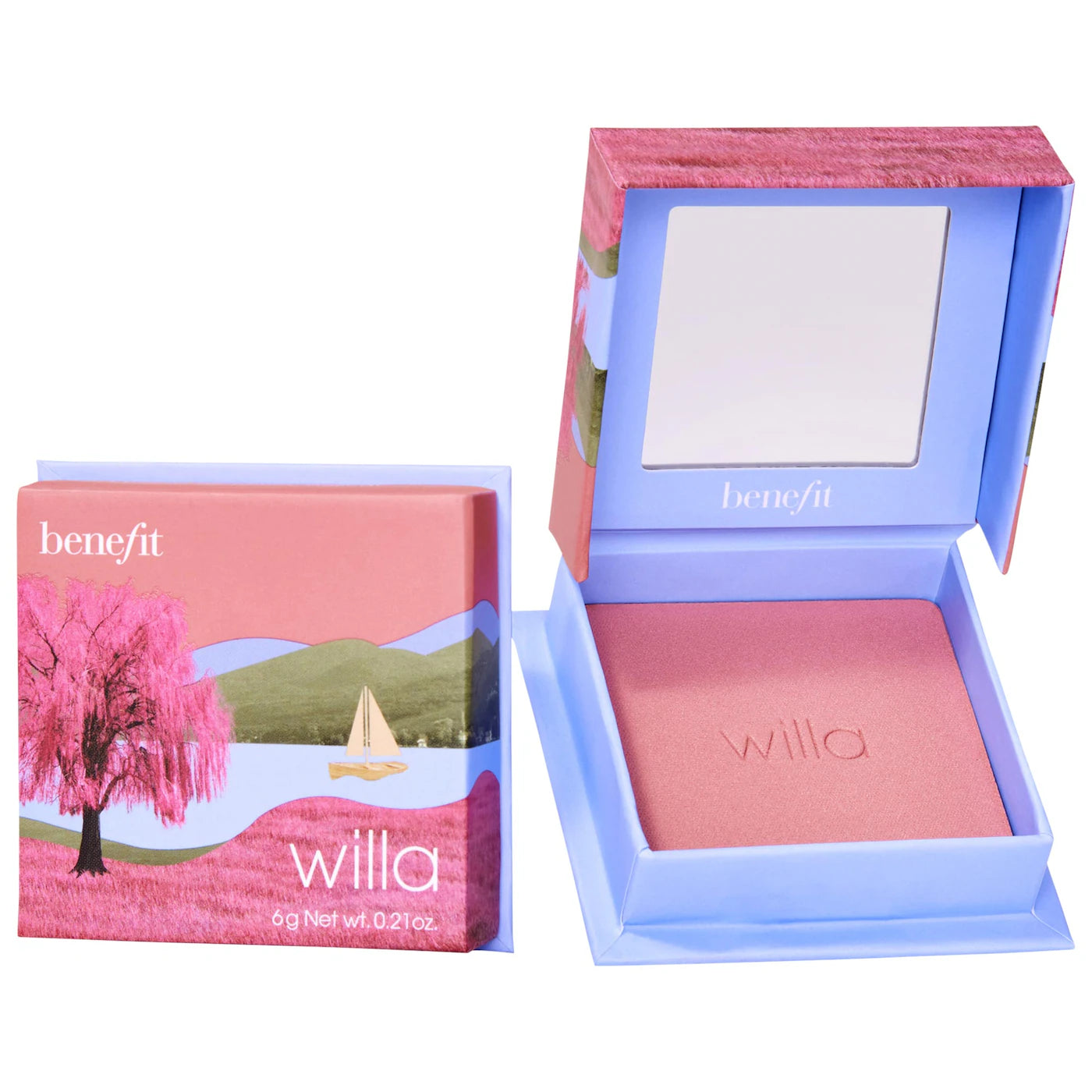 Silky-Soft Powder Blush - Willa