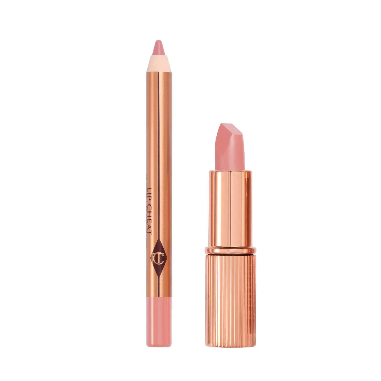 Mini Pillow Talk Fair Lipstick & Liner Set | PREVENTA