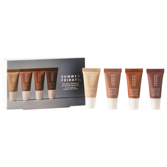 The Mini Neutrals Lip Butter Balm Set