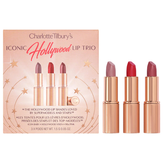 Mini Iconic Hollywood Lipstick Trio Set | PREVENTA