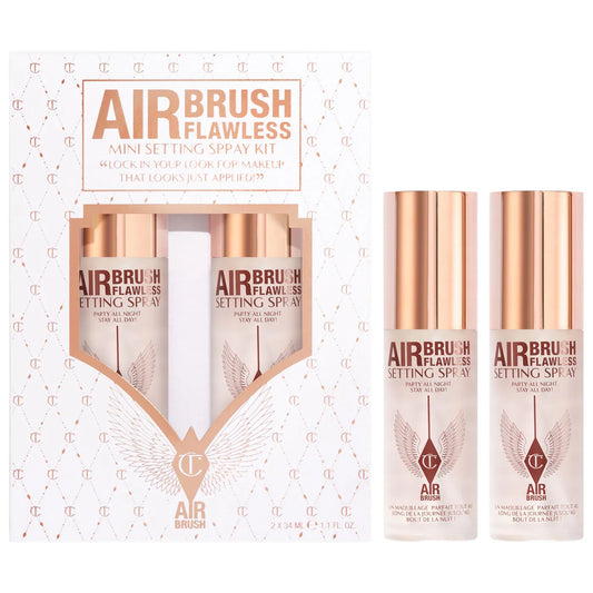 Mini Airbrush Flawless Setting Spray Duo Set | PREVENTA