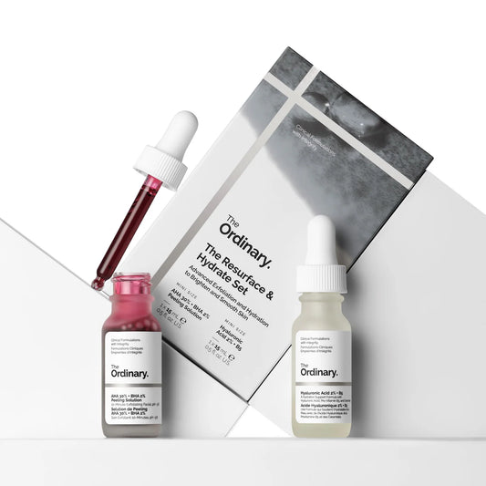 The Resurface & Hydrate Set with Hyaluronic Acid + AHA