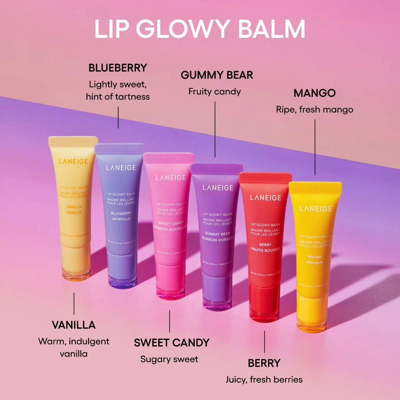 Mini Lip Glowy Balm Set | PREVENTA