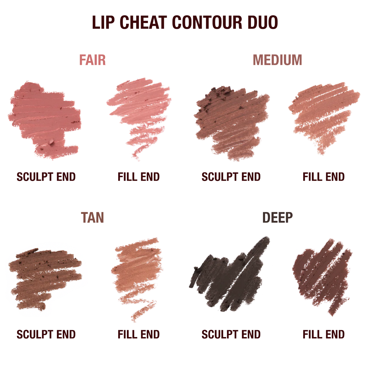 Super Nudes Lip Cheat Contour Duo Lip Liner | PREVENTA