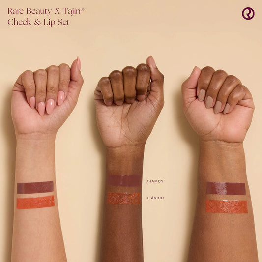 Rare Beauty x Tajin Soft Pinch Liquid Blush & Positive Light Luminizing Lip Gloss Duo Set | PREVENTA