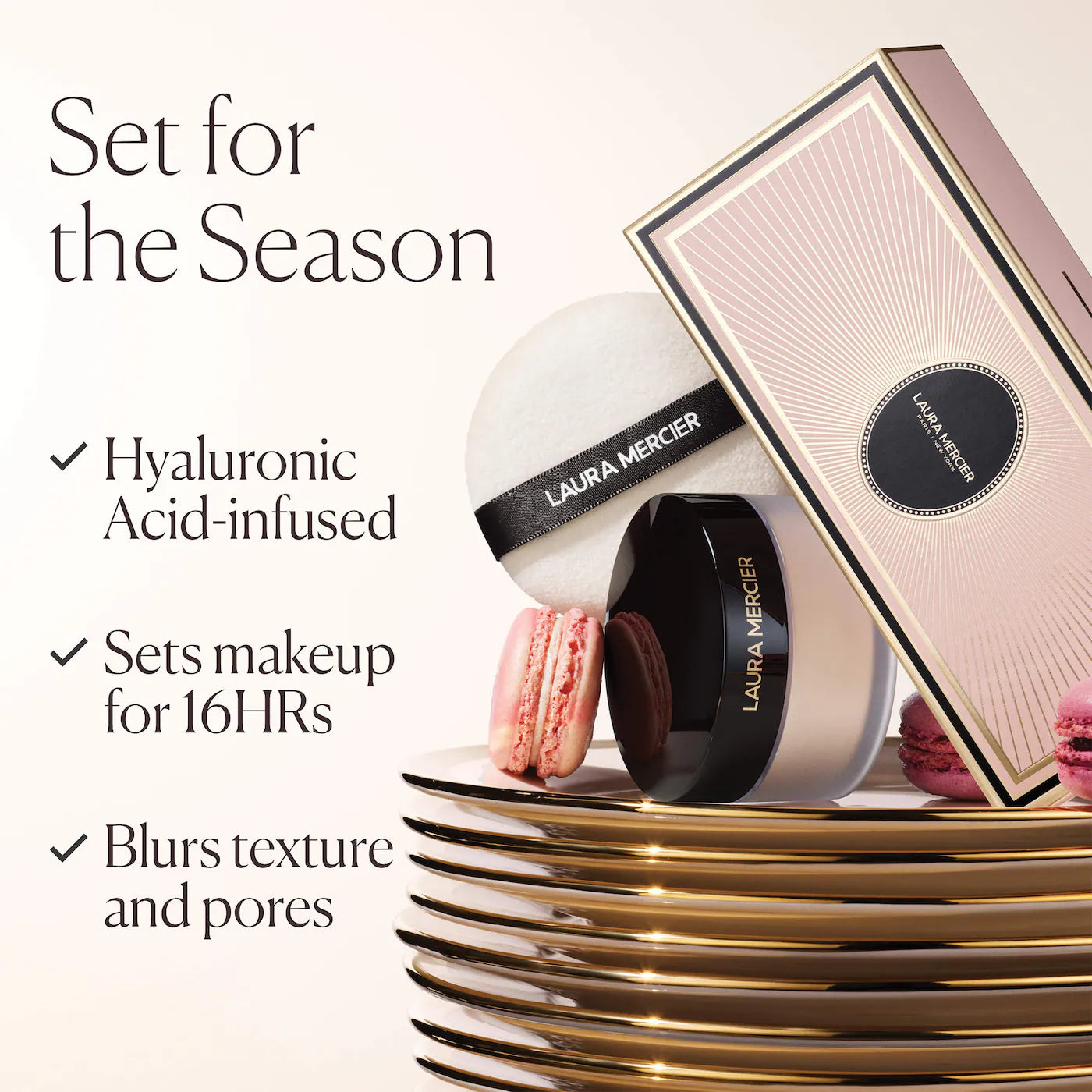 Indulgent Icons Ultra-Blur Translucent Loose Setting Powder & Velour Puff Duo Gift Set | PREVENTA