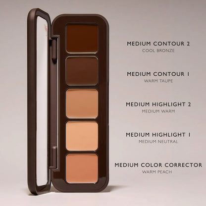 Medium Underpainting Face Highlight & Contour Palette | PREVENTA