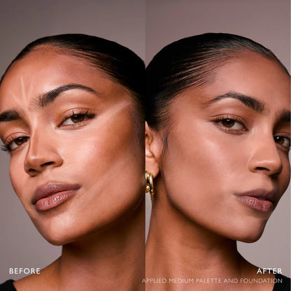 Medium Underpainting Face Highlight & Contour Palette | PREVENTA