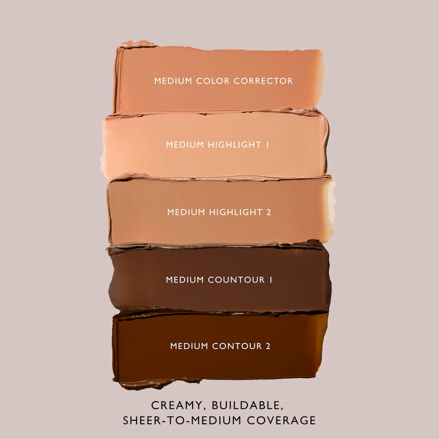Medium Underpainting Face Highlight & Contour Palette | PREVENTA