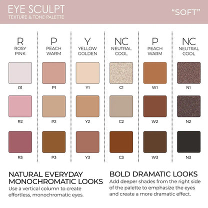 Soft Eye Sculpt Texture & Tone Eyeshadow Palette | PREVENTA