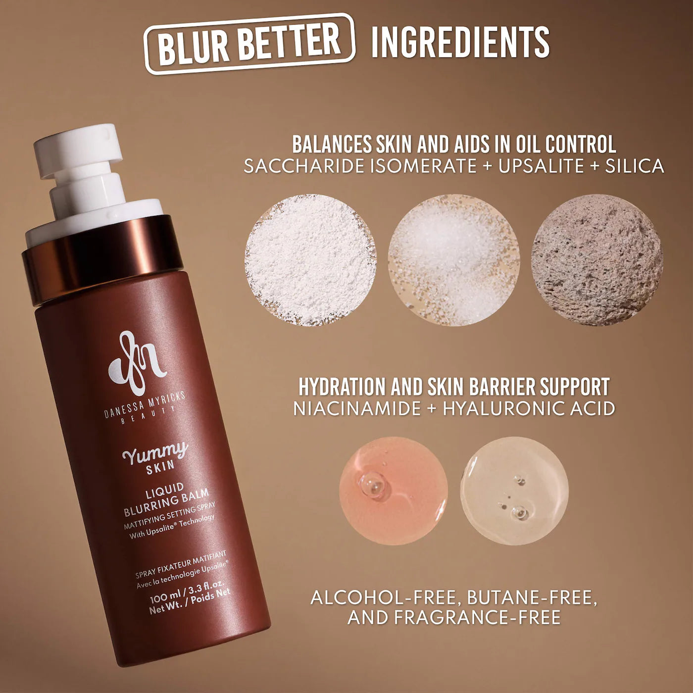 Yummy Skin Liquid Blurring Balm Mattifying Setting Spray | PREVENTA