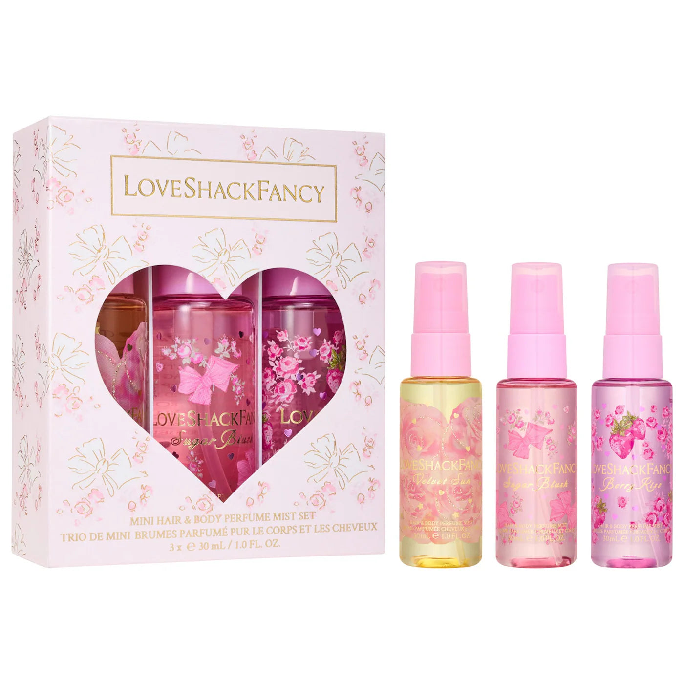 Mini Hair & Body Mist Perfume Discovery Set | PREVENTA