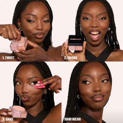 Easy Bake Loose Powder Brightening + Correcting Duo - Cherry Peach | PREVENTA