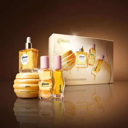 Glow All The Way Hair & Lip Gift Set | PREVENTA