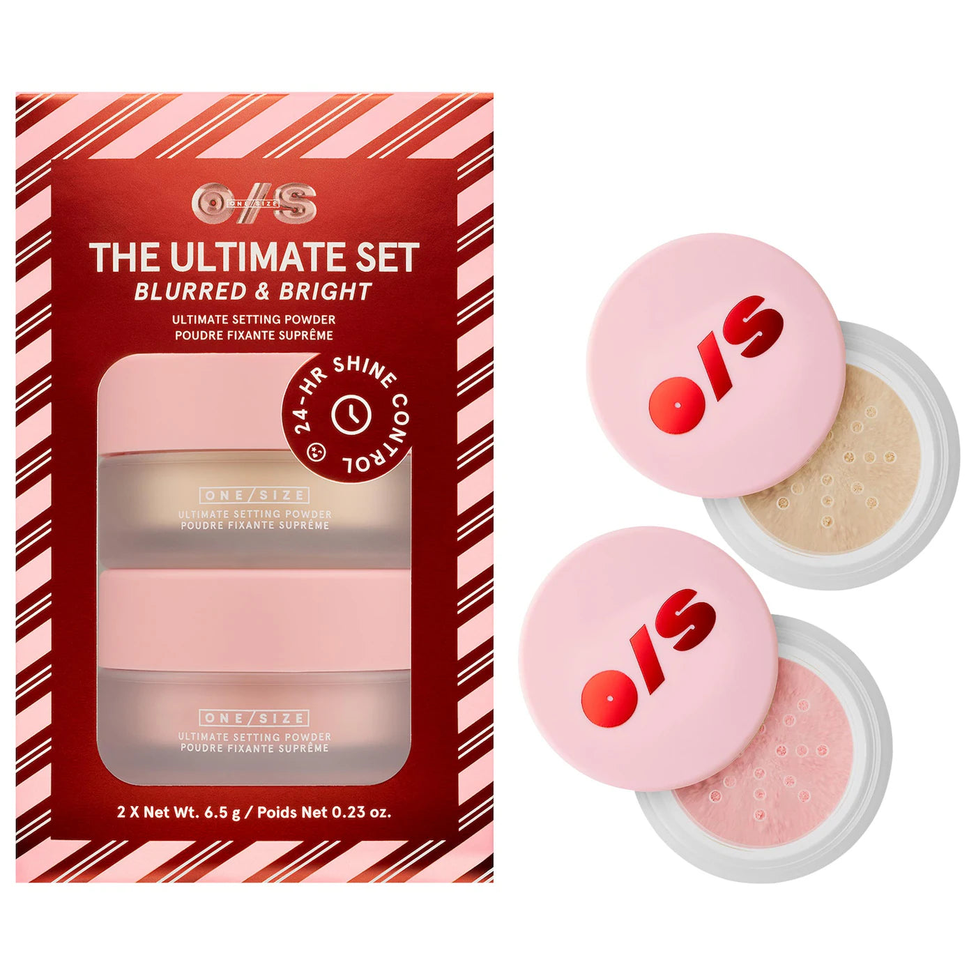Ultimate Blurring Setting Powder Blurred & Bright Travel Duo - Translucent/Ultra Pink | PREVENTA