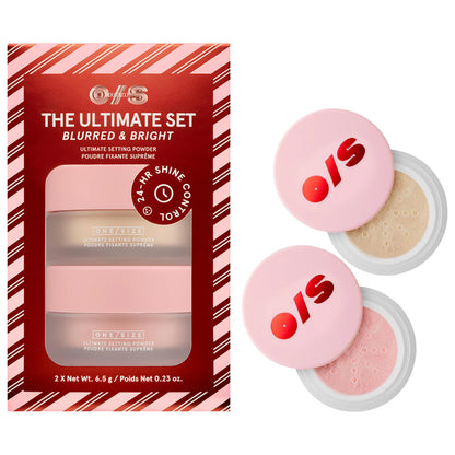 Ultimate Blurring Setting Powder Blurred & Bright Travel Duo - Translucent/Ultra Pink | PREVENTA