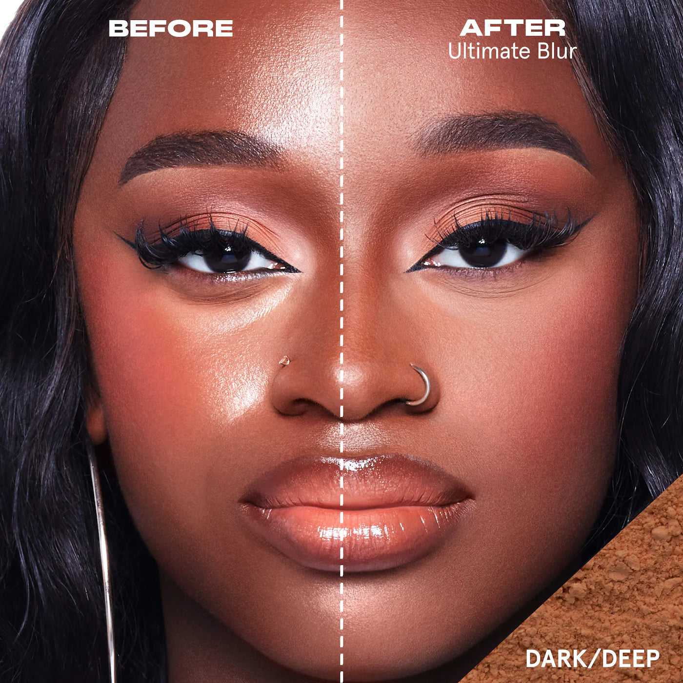 Ultimate Blurring Setting Powder Blurred & Bright Travel Duo - Dark Deep/Rich Peach | PREVENTA