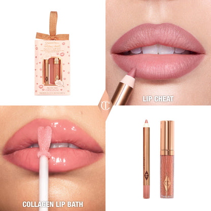 Mini Pillow Talk Glossy Lip Duo - Original | PREVENTA