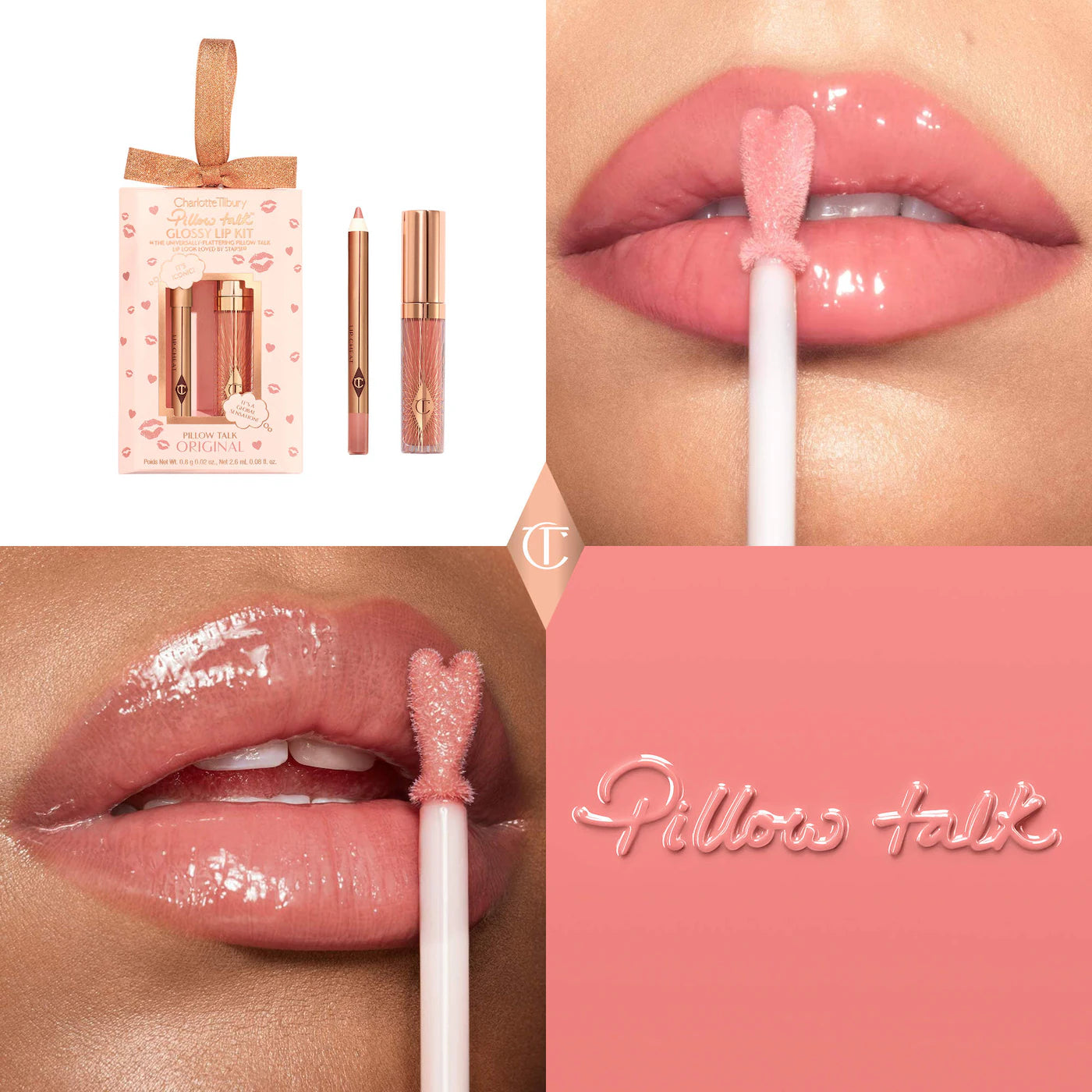 Mini Pillow Talk Glossy Lip Duo - Original | PREVENTA
