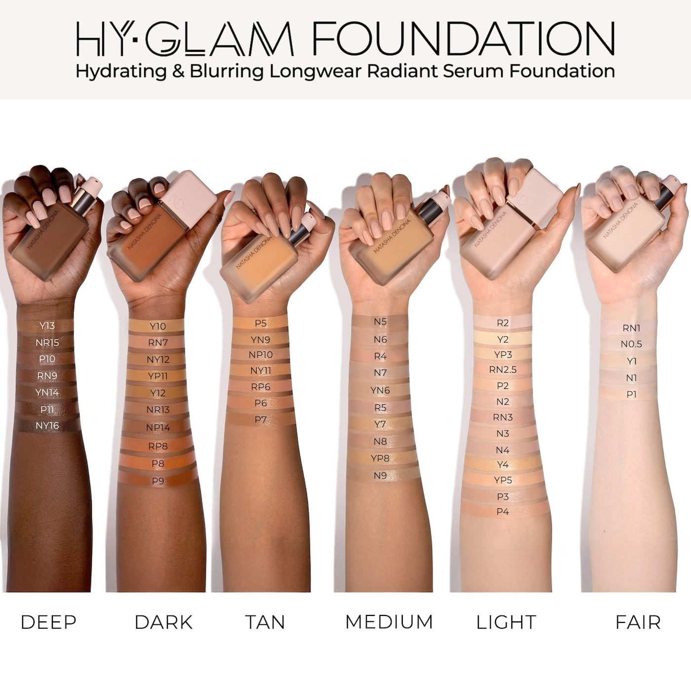 Hy-Glam Foundation Hydrating & Blurring Luminous Longwear Serum Foundation | PREVENTA