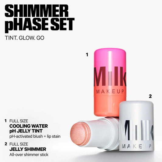 Shimmer pHase Cooling Water Jelly Tint + Highlight Set | PREVENTA