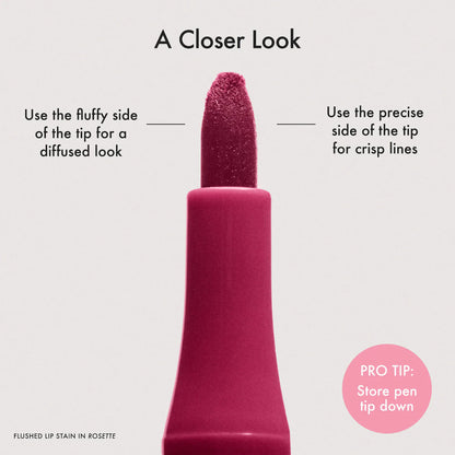Flushed Lip Stain 12HR Long-Lasting Lip Tint | PREVENTA