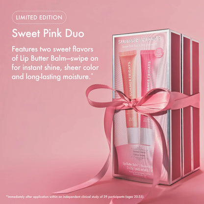 Sweet Pink Duo Birthday Cake + Strawberry Soft Serve Lip Butter Balm