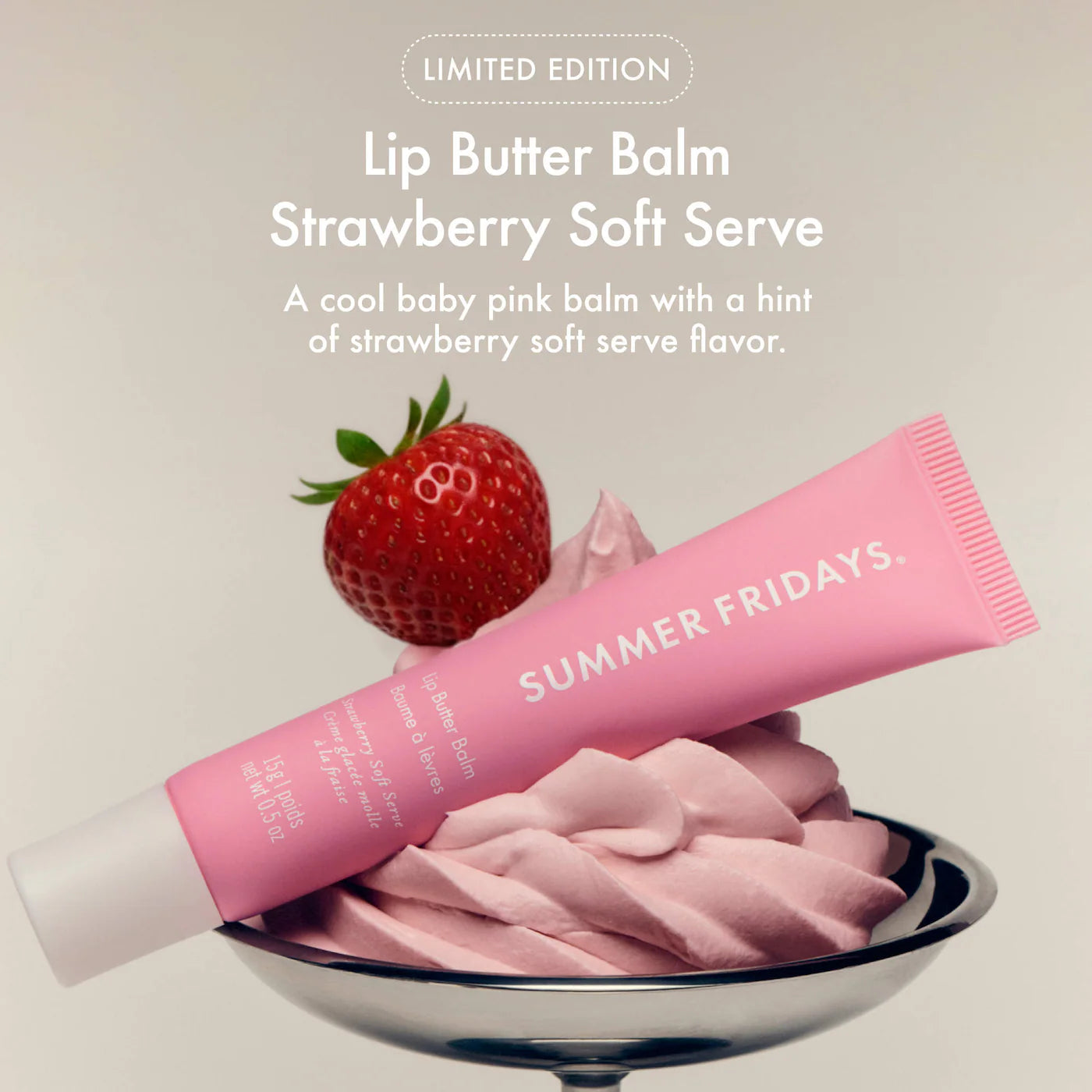 Sweet Pink Duo Birthday Cake + Strawberry Soft Serve Lip Butter Balm