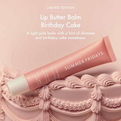 Sweet Pink Duo Birthday Cake + Strawberry Soft Serve Lip Butter Balm