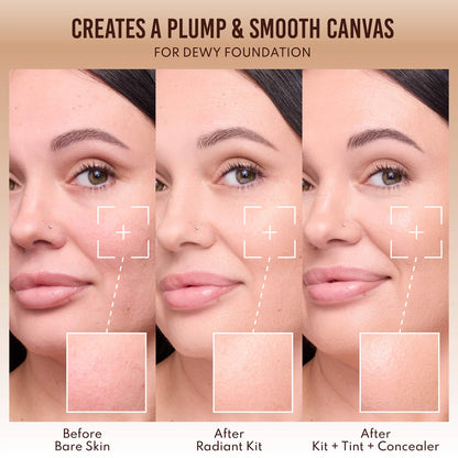 Mini Yummy Skin Glow Finish Skin Prep Essential Kit | PREVENTA