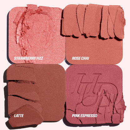 Strawberry Latte Blush Filter Blurring Blushlighters Palette | PREVENTA
