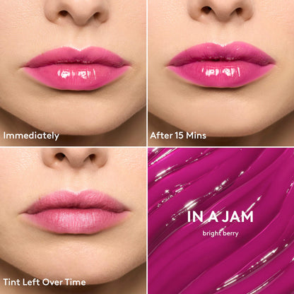 In a Jam Gloss Bomb Burst Color-Intensifying Lip Tint Luminizer | PREVENTA