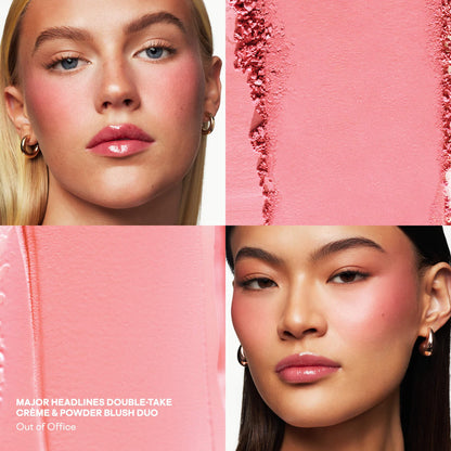 Major Headlines Double Take Crème & Powder Blush Duo