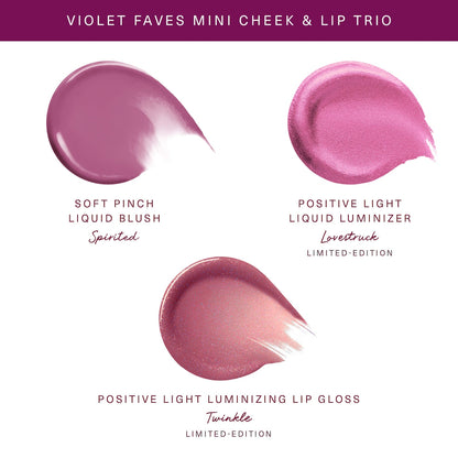 Violet Faves Mini Cheek & Lip Trio Makeup Gift Set | PREVENTA