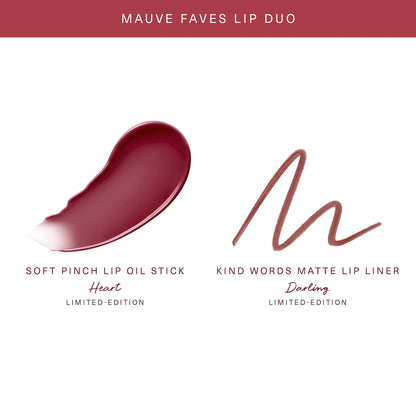 Mauve Faves Lip Duo Makeup Gift Set | PREVENTA