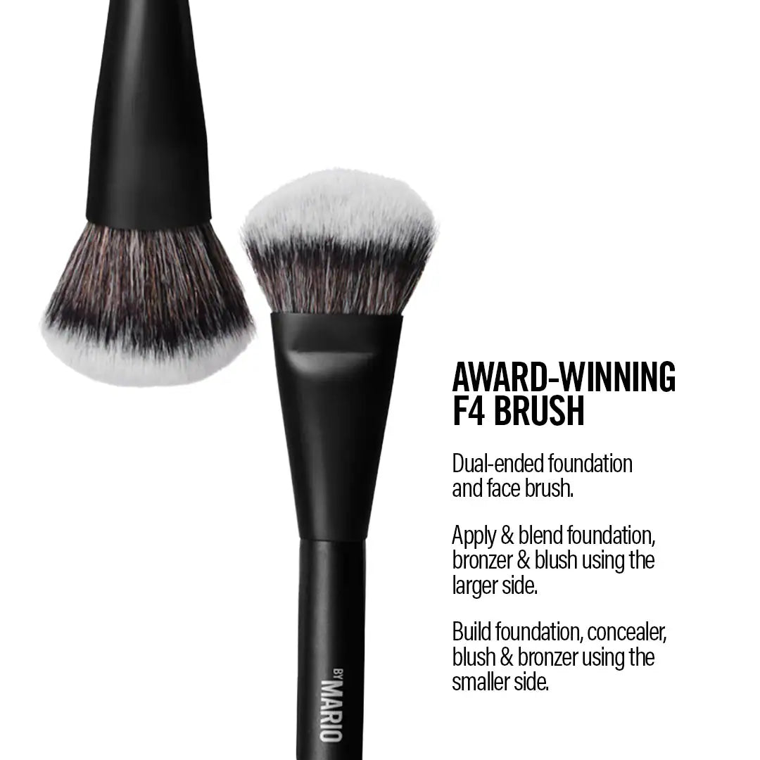 Mario's Face & Eye Trio Cosmetic Brush Set | PREVENTA