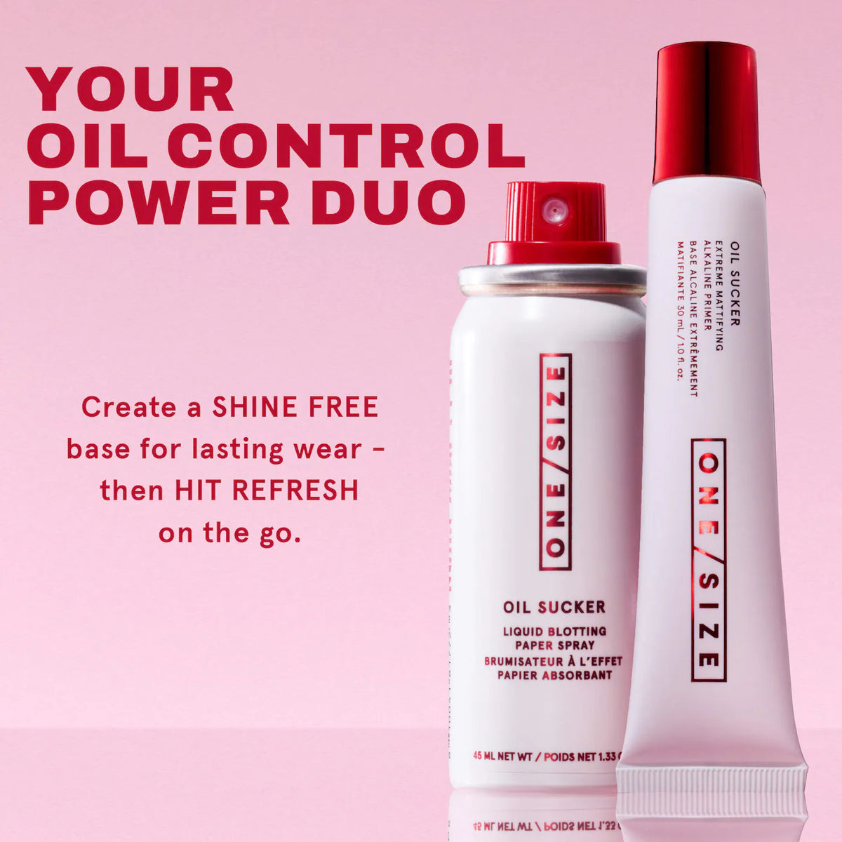 Oil Sucker Prep & Refresh Mattifying Duo | PREVENTA