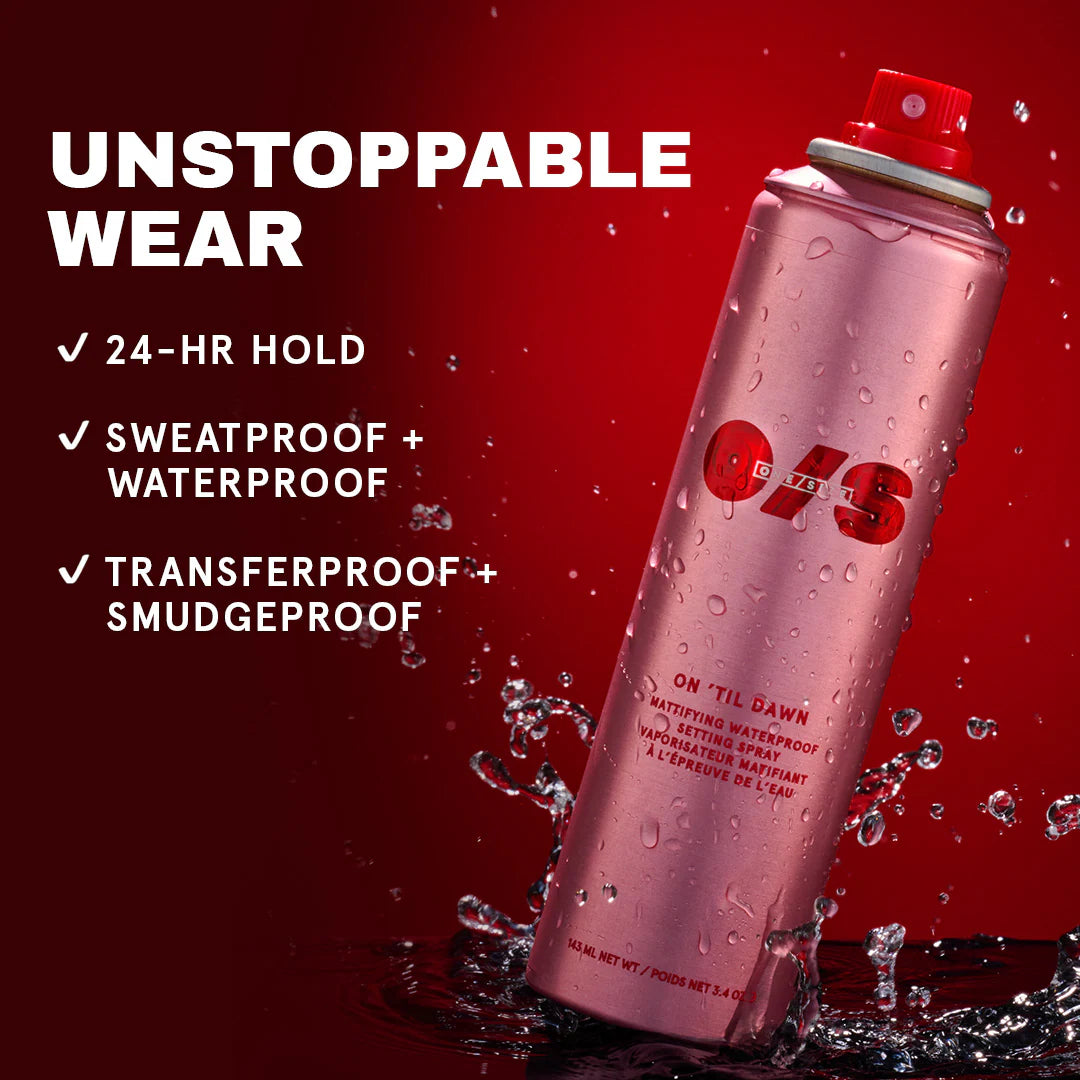 On 'Til Dawn Mattifying Waterproof Setting Spray Gift Set | PREVENTA
