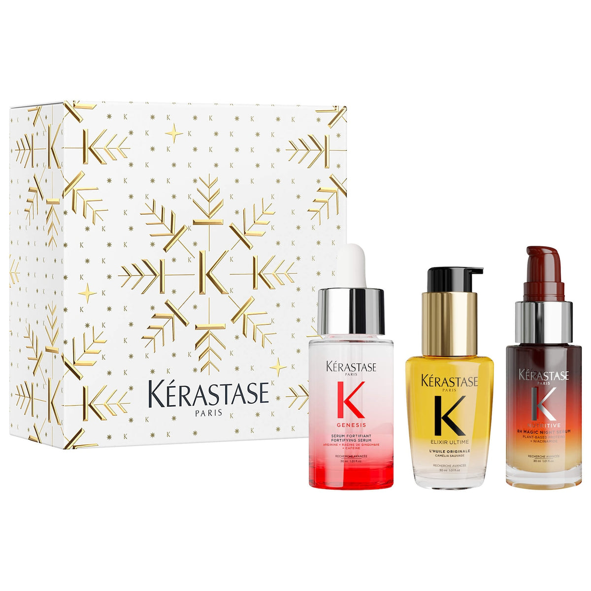 Mini Genesis, Elixir Ultime & 8H Magic Bestsellers Hair Gift Set | PREVENTA